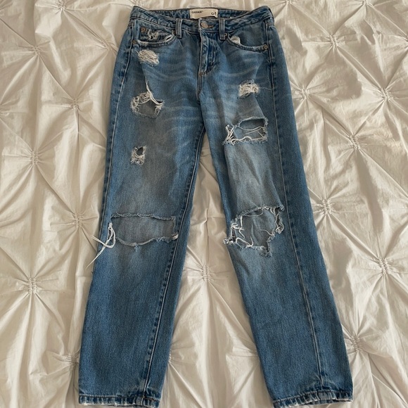garage ankle length mom jeans size 25 (1) - Picture 1 of 1